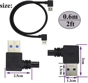 img 3 attached to AAOTOKK Charging Transferring Connector 2Ft Black