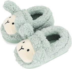 img 3 attached to ESTAMICO Toddler Slippers for Boys - Outdoor & Indoor Household Shoes