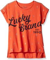 lucky brand graphic eliosa biking girls' clothing for tops, tees & blouses logo