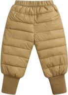 windproof boys' winter elastic lightweight pants for clothing logo