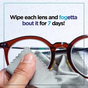 img 2 attached to Fogetta Bout It: Long-lasting Anti-Fog Wipe for Glasses - Reusable, Microfiber Cloth with Built-in Treatment - 100 Applications