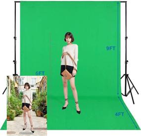img 1 attached to Blxsif Green Screen Backdrop Stand