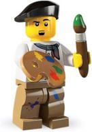 🎨 lego collector's edition: artist minifigure – a must-have for lego enthusiasts! logo
