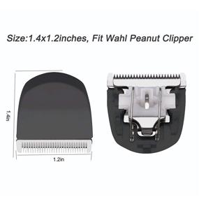 img 3 attached to Superior Replacement Blades for Black Professional Peanut Clipper/Trimmer - #2068-300