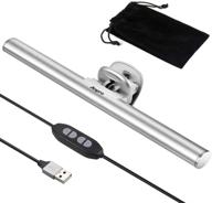 🖥️ anpro laptop computer monitor light, screen light bar e-reading led task lamp with adjustable brightness and angle - usb powered monitor lamps for home, travel, office, and business trips logo