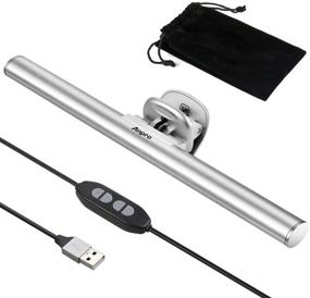 img 4 attached to 🖥️ Anpro Laptop Computer Monitor Light, Screen Light Bar E-Reading LED Task Lamp with Adjustable Brightness and Angle - USB Powered Monitor Lamps for Home, Travel, Office, and Business Trips