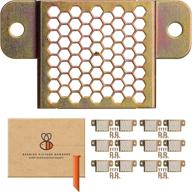 🐝 beehive picture hangers: heavy duty adjustable wall hanging kit for mounting photo frames – supports up to 25 lbs, 12 count frame hooks logo