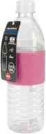 🌸 pink copco hydra reusable tritan water bottle with spill-resistant lid, non-slip sleeve, and 16.9 oz capacity logo