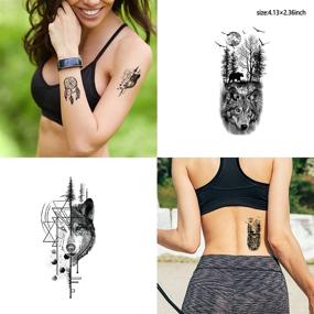 img 2 attached to 🖌️ Hotoyannia 72 Sheets Small Temporary Tattoo Stickers, Realistic and Long-Lasting Faux Tattoos