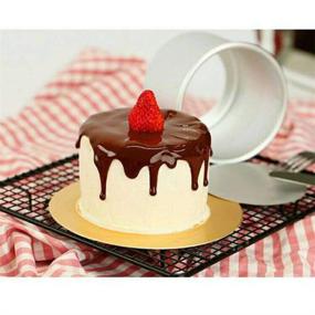 img 1 attached to 🍰 HansGo 100PCS Golden Cardboard Dessert Set