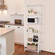 🗄️ natrke 6-tier storage shelf: versatile wire shelving unit for efficient kitchen organization and space maximization logo