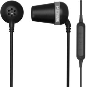 img 3 attached to 🎧 Koss The Plug Wireless Bluetooth in-Ear Buds: Black, with In-Line Microphone, Remote, and Noise Isolating Memory Foam Cushions