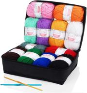 🧶 soledi acrylic yarn multipack skeins (50g x 12) - variety color assortment for crocheting & knitting | beginners starter pack logo