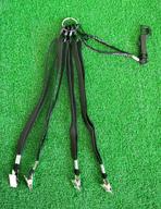 🏌️ prevent golf head cover loss - a99golf leash strap 4 iii with bag strap in black логотип