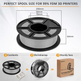 img 1 attached to 🖨️ SUNLU ABS 3D Printer Filament for Enhanced Additive Manufacturing