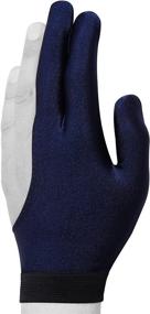 img 3 attached to Fortuna Classic Billiard Pool Cue Glove - Blue - Fits Either Hand