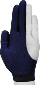 img 2 attached to Fortuna Classic Billiard Pool Cue Glove - Blue - Fits Either Hand