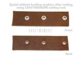 img 1 attached to Enhance Your Projects with CRAFTMEmore Grommet Setting: Industrial Hardware for Applying Grommets