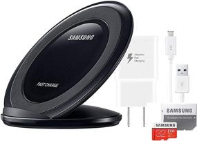 img 4 attached to Samsung Qi Certified Fast Charge Wireless Stand Charger with Fast Wall Charger & 32GB Micro SD EVO Plus - Ultimate Power Bundle (Non Retail Packing)