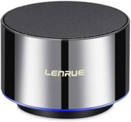 🔊 lenrue мини-bluetooth-колонка - портативная беспроводная колонка для использования на открытом воздухе с led-подсветкой, встроенным микрофоном, громкой связью, aux-линией, tf-картой, высококачественным стереозвуком и басами для iphone, ipad, android-телефона. логотип