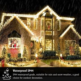 img 1 attached to KNONEW Outdoor Christmas String Lights: 1000 LED 403ft 🎄 with 8 Modes & Timer for Home Xmas Wedding Party Decorations