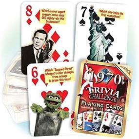 img 2 attached to Flickback 1970 Trivia Playing Cards