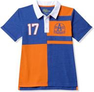 👕 a for awesome boys classic polo: premium cotton jersey shirt for dressy comfort logo