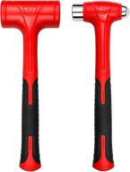 yiyitools shockproof checkered rebound mallet - enhanced resistant design logo