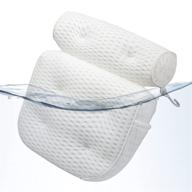 🛀 vessgra bath pillow: quick-drying 4d air mesh for ultimate tub comfort and support with non-slip suction cups - fits all bathtub and hot tub sizes logo