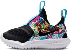 img 4 attached to 🏾 Чёрные девочки Nike детские кроссовки для малышей