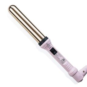 img 4 attached to 🌪️ L'ange Hair Ondulé Curling Wand - Blush 32mm: Achieve Salon-Quality, Long-Lasting, Frizz-Free Curls with Tourmaline-Infused, Titanium, and Ceramic Curling Wand