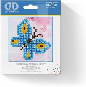 img 1 attached to 🦋 Needleart World Butterfly Sparkle Diamond Embroidery Kit: Add Vibrant Multicolor Flair to Crafts!