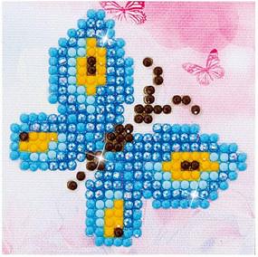 img 4 attached to 🦋 Needleart World Butterfly Sparkle Diamond Embroidery Kit: Add Vibrant Multicolor Flair to Crafts!