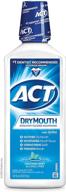 🌿 act сухой успокаивающий ополаскиватель рта, мята, 18 жидк. унц. - полный уход для оптимального устного здоровья. логотип