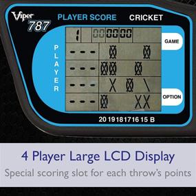 img 1 attached to 🎯 The Viper 787 Electronic Dartboard: Enhancing Scoring with Ultra Thin Spider, Free Floating Segments, and Automatic Scoring