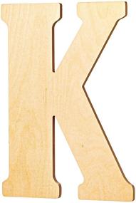 img 4 attached to 🔠 Vintage 18 Inch Unfinished Wood Letter K: Enhance Your Décor with UNFINISHEDWOODCO's Exquisite Craftsmanship