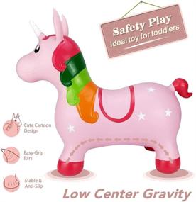 img 3 attached to 🦄 Magical Unicorn Inflatable - Perfect for Children and Toddlers!
