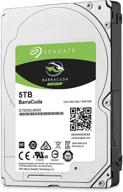 обновленный внутренний жесткий диск seagate barracuda 5tb sata 6gb/s - 2,5 дюйма, 15 мм (st5000lm000) с кэш-памятью 128 мб логотип