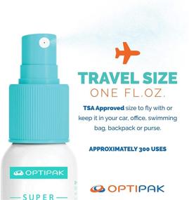 img 2 attached to 👓 OptiPak Anti Fog Spray for Glasses - Cleaner & Defogger with Microfiber Cloth - Perfect for Eyeglasses, Goggles, Sunglasses & More - Convenient 4-Pack (30ml/1oz)