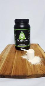 img 2 attached to 🦍 Gorilla Formula 23 Vanilla Flavored Vegan Protein Powder - 2.6lb Pure Plant-Based Shake for Performance and Post-Workout