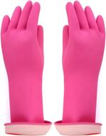 🧤 okidsmall kids rubber gloves: versatile household cleaning and gardening gloves for ages 6-9 logo