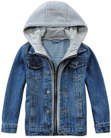 img 4 attached to 👕 LISUEYNE Boys' Cotton Jacket Outwear for Clothing, Jackets & Coats