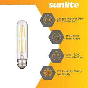 img 2 attached to 🔆 Sunlite Dimmable Industrial Electrical Bulb: Filament Tubular Equivalent