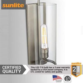 img 1 attached to 🔆 Sunlite Dimmable Industrial Electrical Bulb: Filament Tubular Equivalent