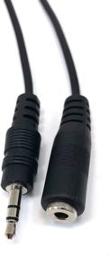img 4 attached to 🔌 Enhanced SEO: Micro Connectors, Inc. 12ft 3.5mm Male to Female Stereo Audio Extension Cable (M06-732-12)