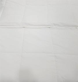img 1 attached to Bien Living 400 TC 100% Tencel Lyocell White Comforter - All Season Luxury Duvet Insert - Plush & Silky Design - Hotel Quality - King Size