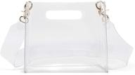 👜 stylish & waterproof tiwougel clear crossbody purse bag for women – transparent plastic pvc shoulder handbag logo