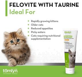 img 1 attached to Tomlyn Felovite Taurine Amino Acid Gel for Cats & Kittens, 2.5oz - Nutritional Supplement