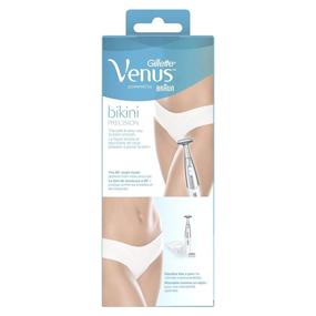 img 3 attached to Gillette Venus Bikini Precision Trimmer with 2 Hair Removal Attachments for Women