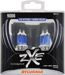 img 4 attached to Sylvania 9006 (HB4) SilverStar zXe Halogen Headlight Bulbs - 💡 High Performance, Bright White Light, HID Attitude - Pack of 2